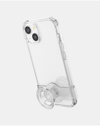PopSockets - POPCASE iPhone 14 (also fits iPh13) Protective Phone Case & Phone Grip Holder 