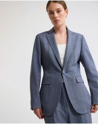 Oxford - Ebony Wool Blend Suit Jacket