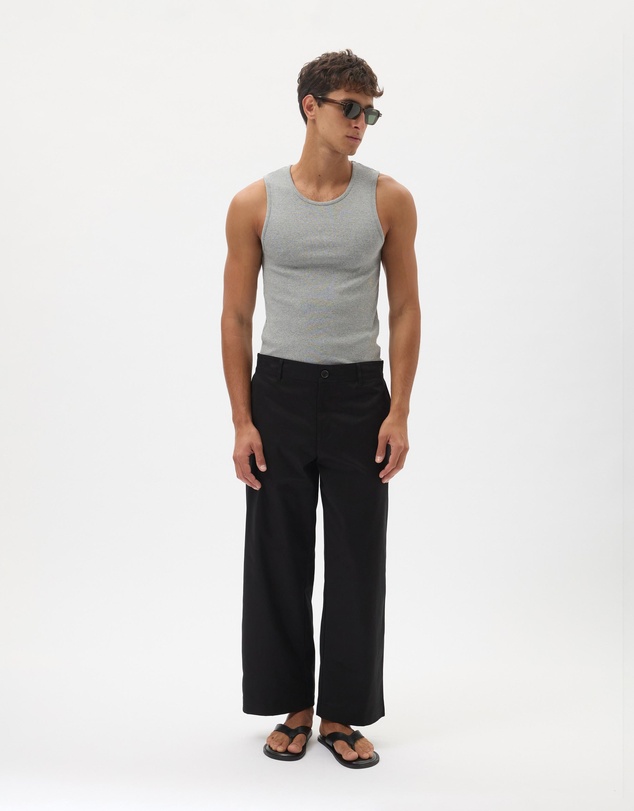 AERE - Relaxed Cropped Leg Chinos