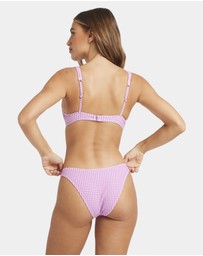 Billabong - Womens Mini Wave Check Hike Bikini Bottom