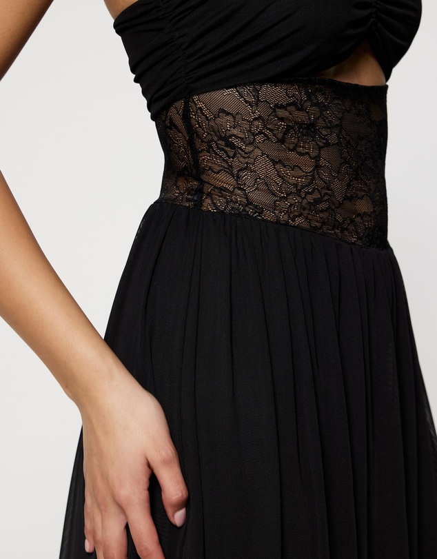 Lover - Isla Lace Halter Maxi Dress