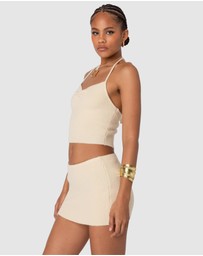EDIKTED - Fiona Cinched Knit Top
