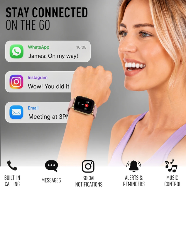 Reflex Active - Nexus Lite Pink Smart Watch