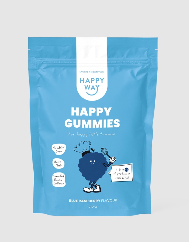 Happy Way - Blue Raspberry Flavour Happy Gummies Mix