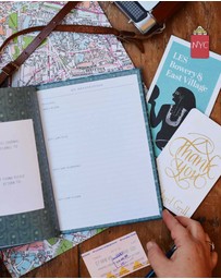 Write to Me - My Travel Journal. Blue