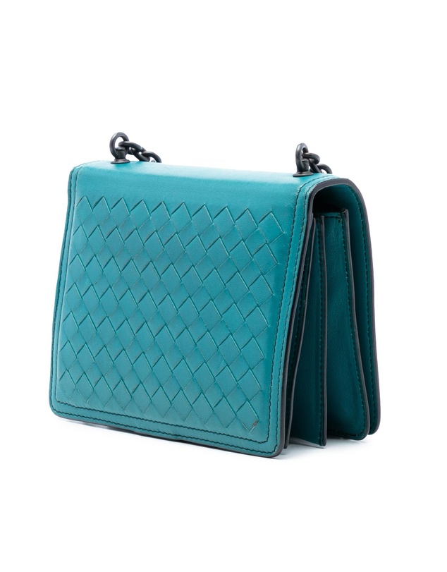 Pre-Loved by Azura Reborn - Pre-Loved Mini Nappa Intrecciato Runway Shoulder Bag