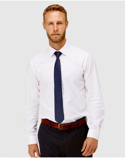 Brooksfield - Staple Textured Business Shirt