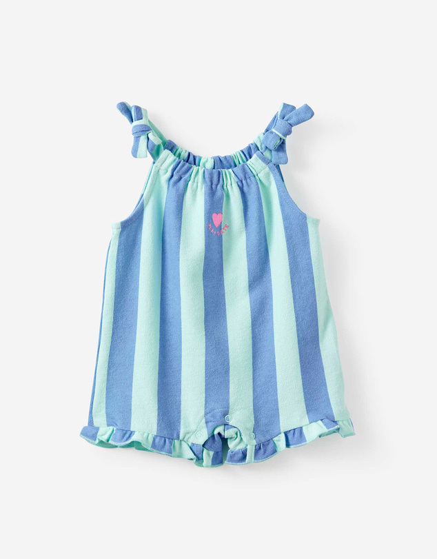 Cotton On Kids - Baby Textured Ruffle Playsuit