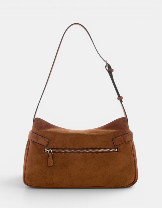 GUESS - Ella Faux-Suede Shoulder Bag