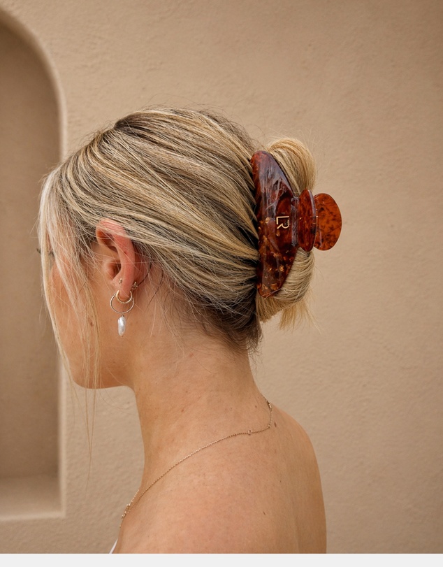 Luna Rae - Signature Hair Claw Set - Amber Duo