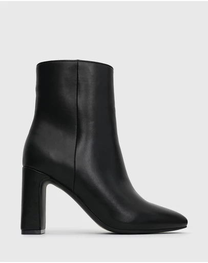 Betts - Wider Fit Primo Block Heel Ankle Boots