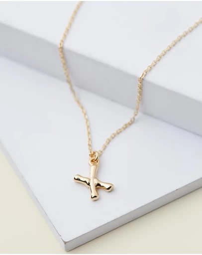 Zahar - Letter X Necklace