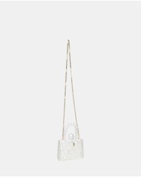 Steve Madden - BAllure White/Gold Handbag