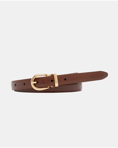 Buckle - Mallee. Australian Made Reversible Leather Belt. 19mm width.