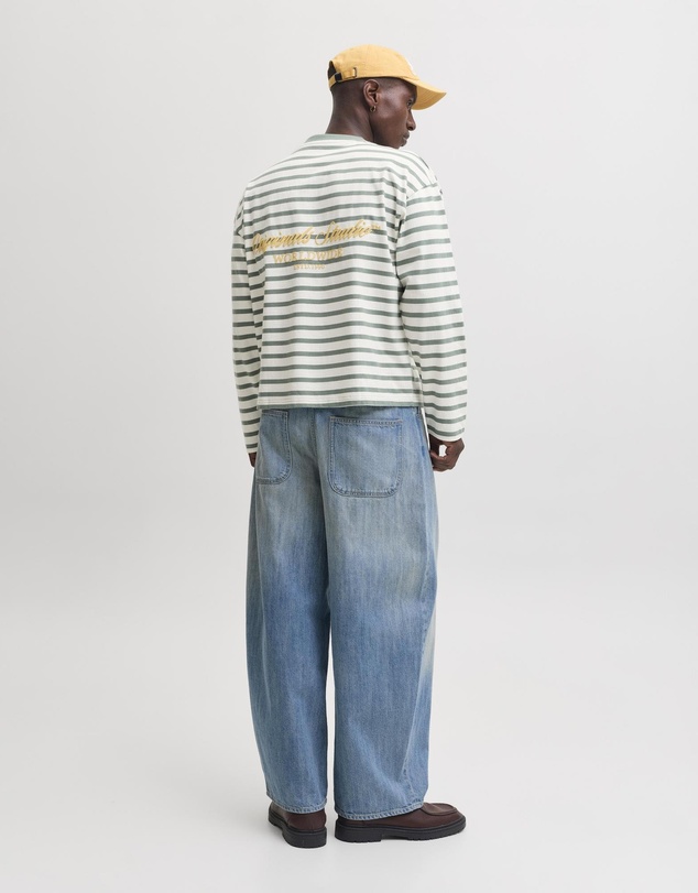 Jack & Jones - Jor Norrebro Stripe Tee LS Crew Neck