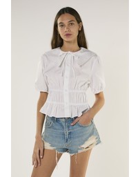 Glamorous - High Waisted Denim Shorts