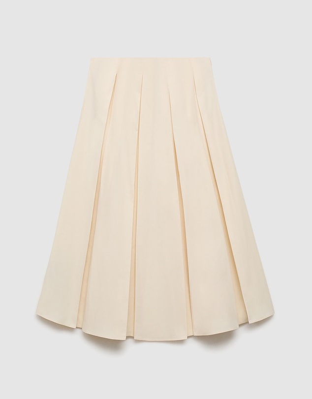 M.N.G - Pleated Midi-Skirt