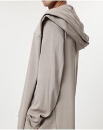 Surrounded By Ghosts - The Aikinite Hooded Rib Knit Cardigan