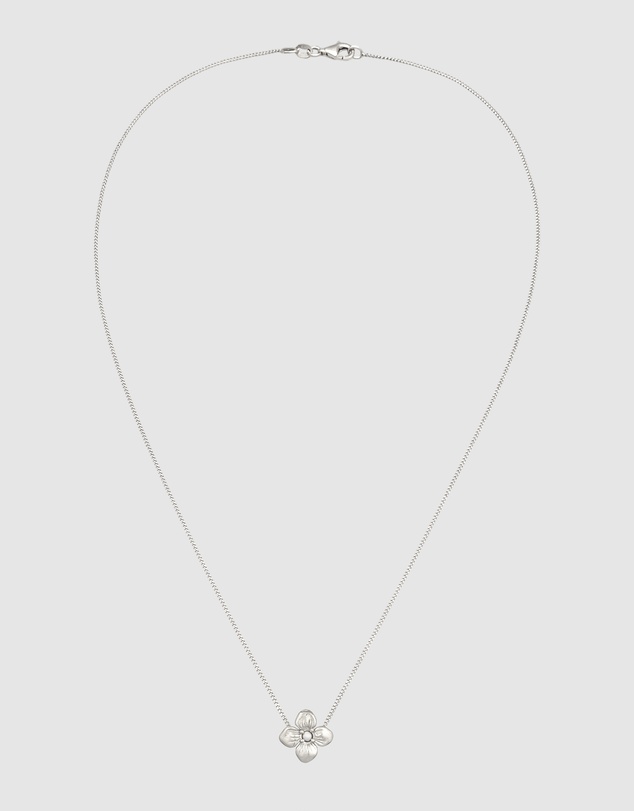 Elli Jewelry - Necklace Pearl Flower 925 Sterling Silver
