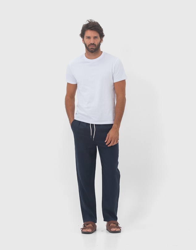Coast Clothing - Coast Linen Pant - Navy