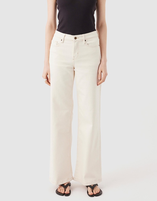 Outland Denim - Mia Mid Wide Leg Jeans
