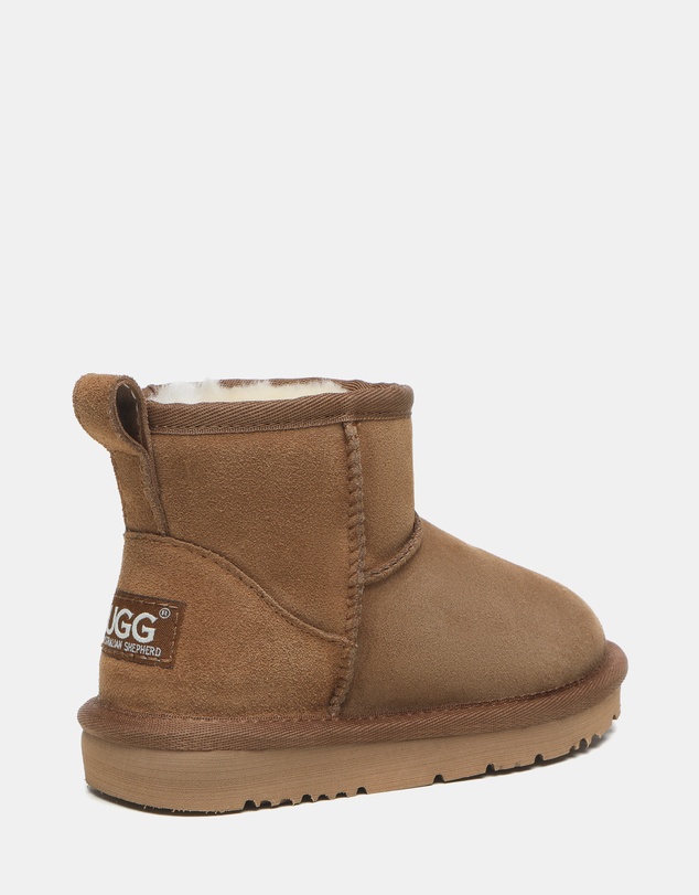 EVERAU - Australian Shepherd Ugg Noel Kids Mini Cow Suede Upper UGG Boots