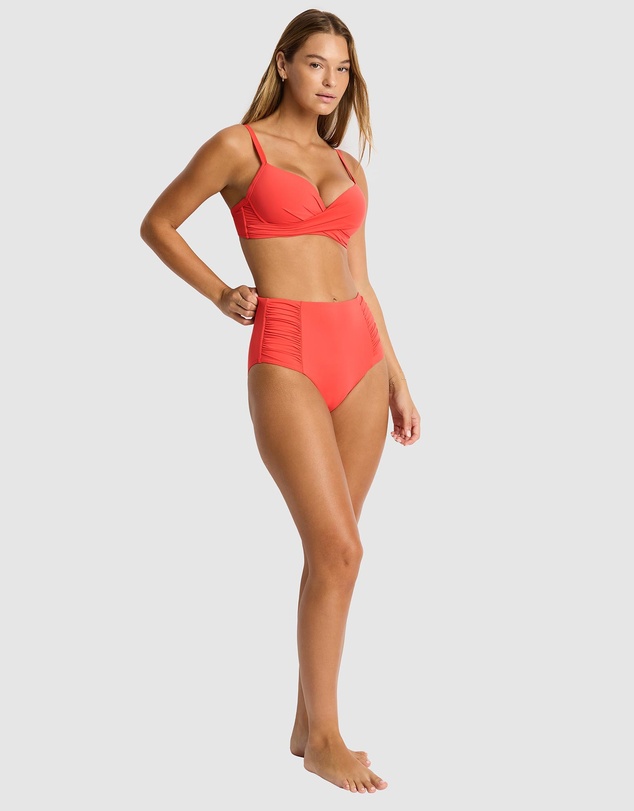 Sea Level Australia - Essentials Edit Cross Front Moulded Underwire Bra