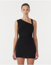 Third Form - Stirling Twist Asymmetric Mini Dress