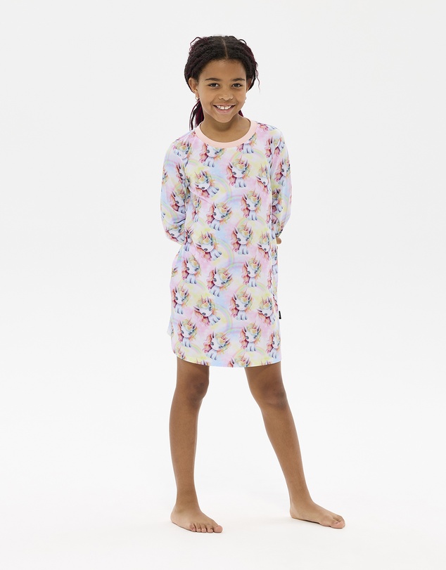 Rock Your Kid - Unicorn Pony Long Sleeve Lily Nightie