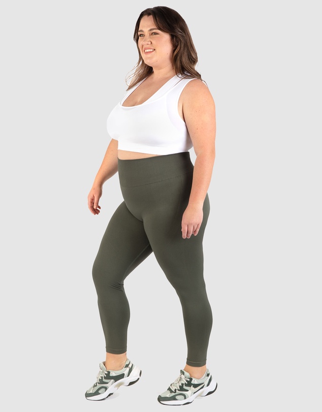 B Free Intimate Apparel - Double Racer Seamless Padded Sports Bra (B-C-D-DD-E-F-G-H) Cup