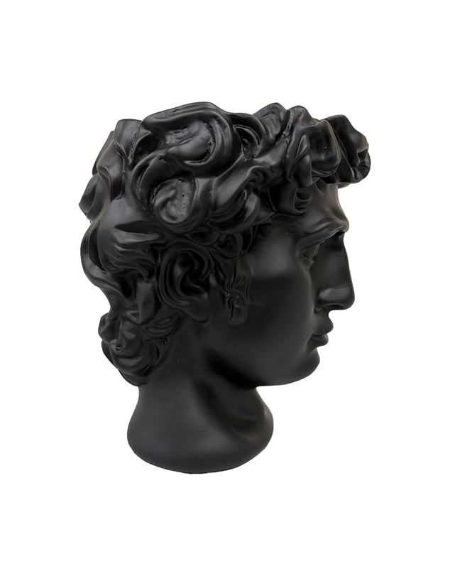Urban Attitude - Urban Attitude David Head Planter - Matte Black