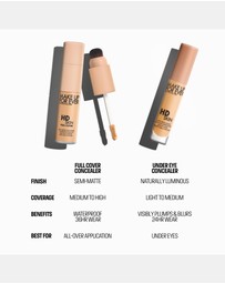 MAKE UP FOR EVER - HD Skin Full Cover Concealer Multi-Use Concealer with Niacinamide & Hyaluronic Acid
