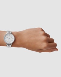 Fossil - Jacqueline Silver-Tone Analogue Watch