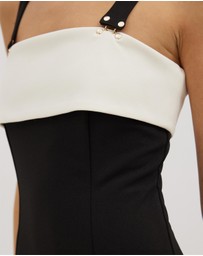 Dazie - Living Life Two Tone Midi Dress