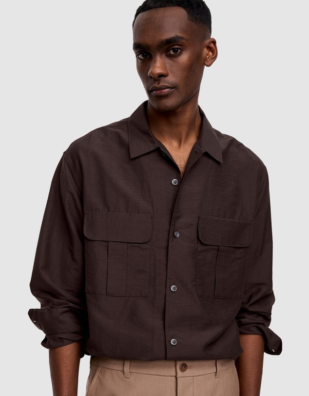 ARKET - Oversized Lyocell Blend Shirt