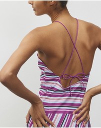 With Harper Lu - Halter Maxi Dress