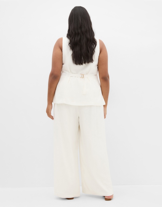 City Chic - Devienne Linen Vest