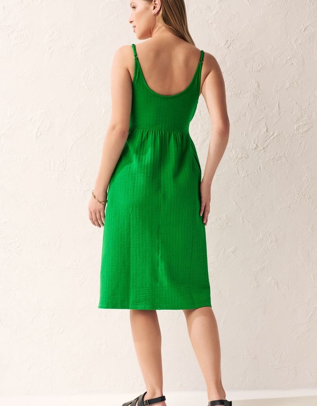 NEXT - Button Down Cotton Cami Summer Dress
