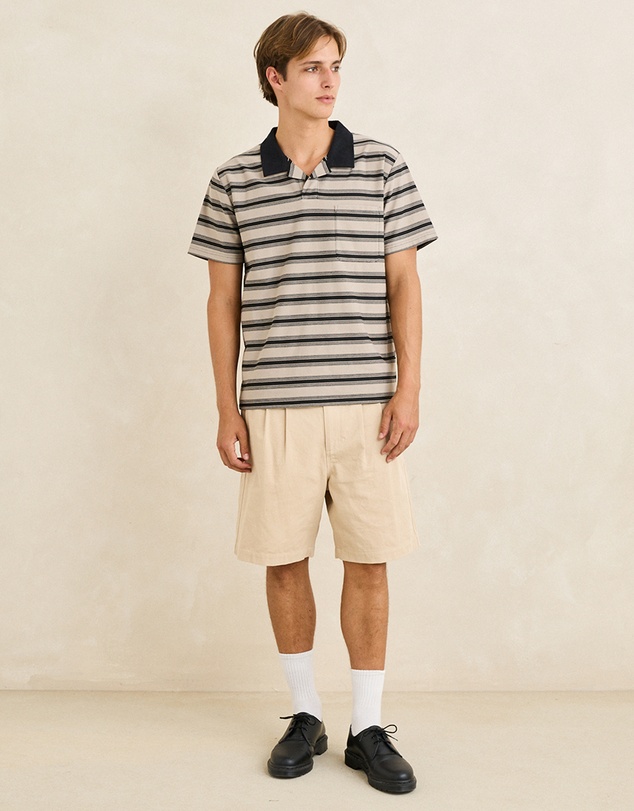 Rhythm - Double Pleat Twill Short