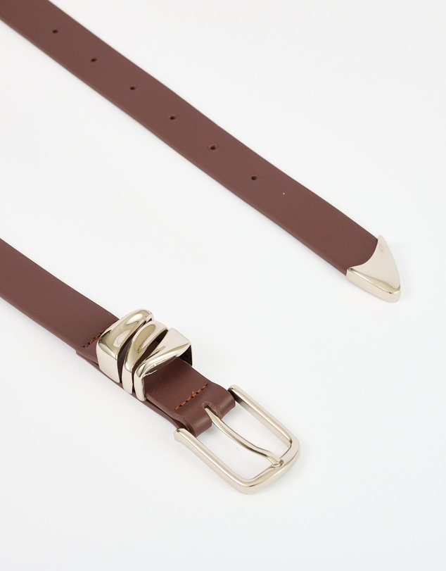 Sol Sana - Crescent Belt Cocoa/Silver
