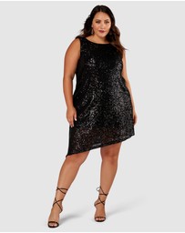 Pink Dusk by Curve Project - Vibration Sequin Dress