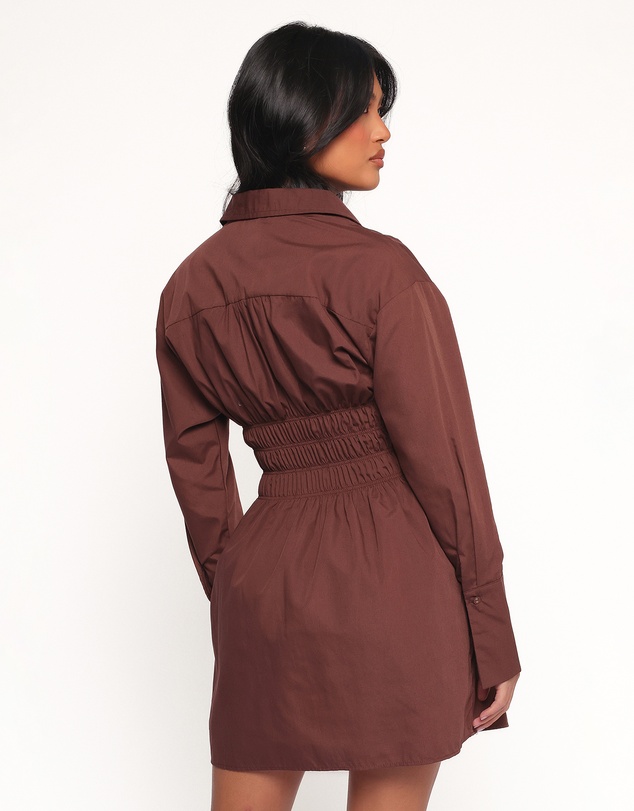 Petal & Pup - Wallace Mini Dress - Chocolate