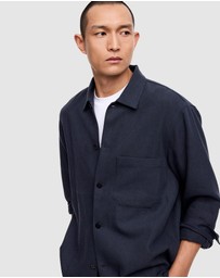 ARKET - Beck Tencel Linen Canvas Overshirt