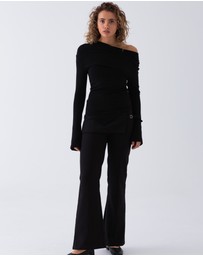 Style Addict - Asher Ruched Long Sleeve Top