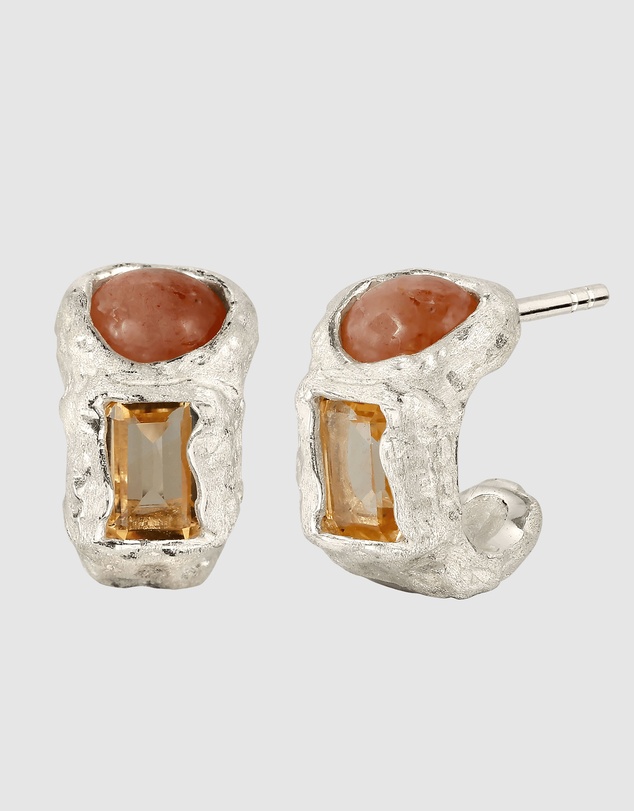 Haze & Glory - Citrine Hoops