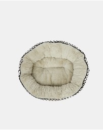 Mog & Bone - Reversible Cat Bed - Black Wave