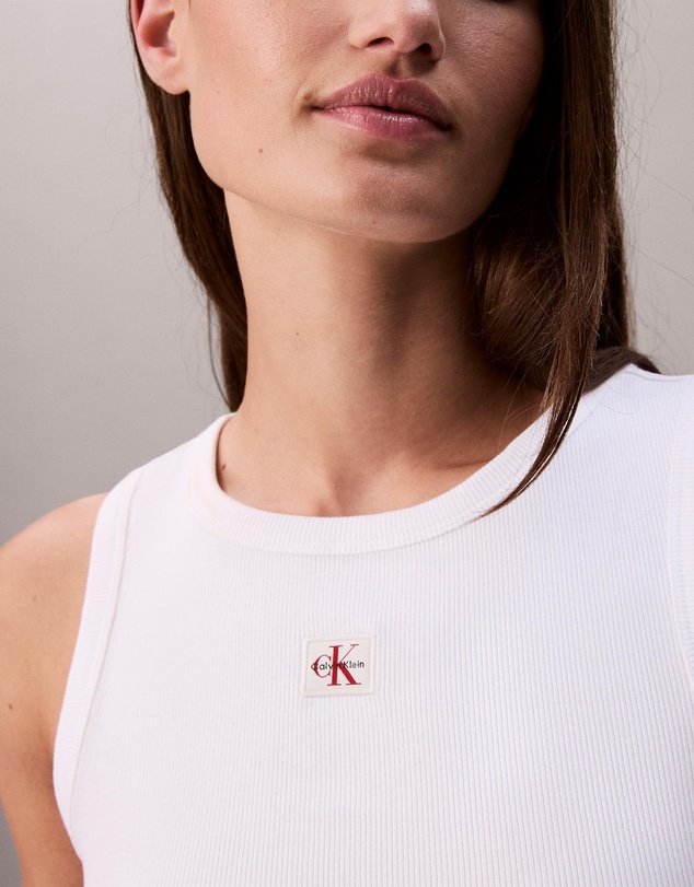 Calvin Klein Jeans - Cotton Stretch Ribbed Tank Top