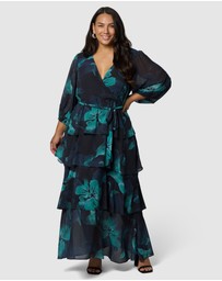 Pink Dusk by Curve Project - Temptress Maxi Dress