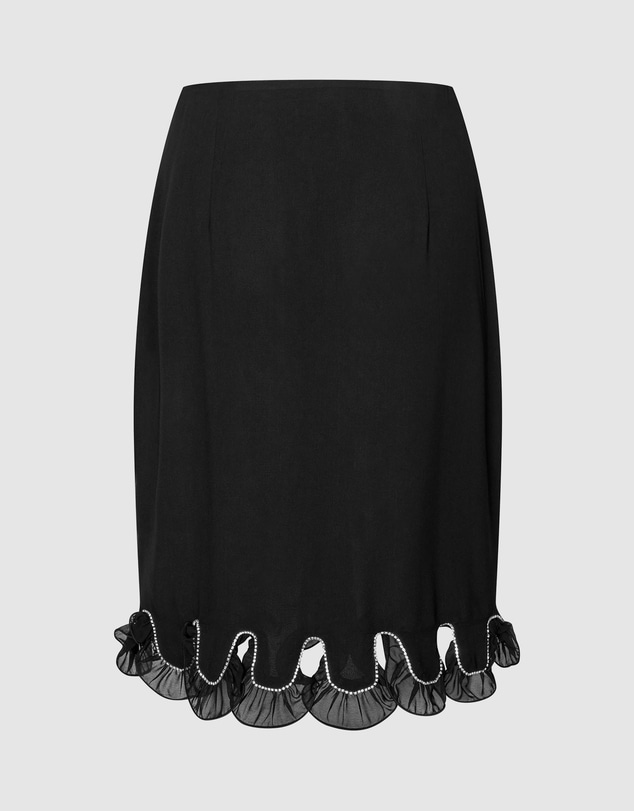 ROTATE - Chiffon Ruffle Skirt