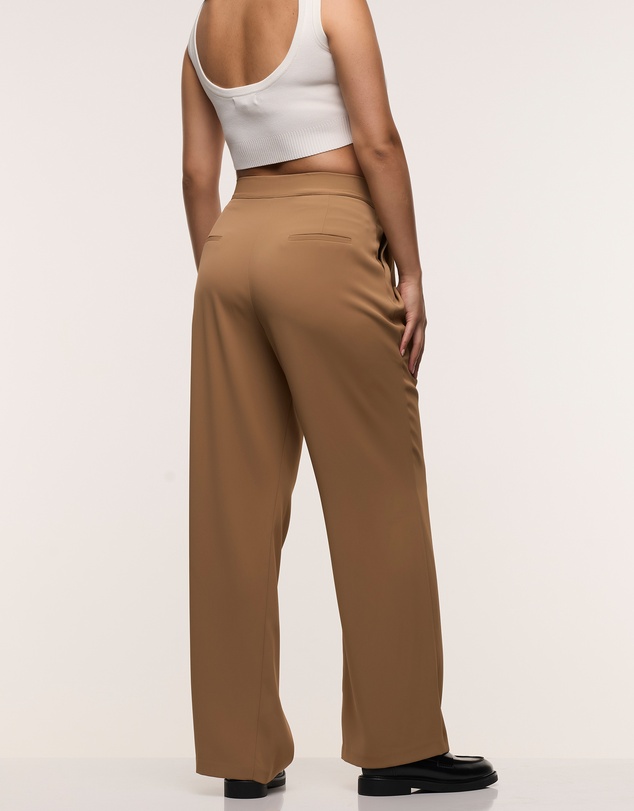 Soon Maternity - Wide Leg Pleated Pants